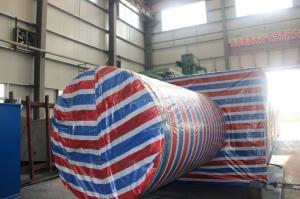 600噸游艇搬運(yùn)機(jī)出口發(fā)貨前 包裝現(xiàn)場(chǎng)