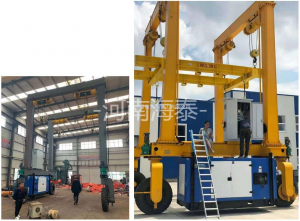 羅馬尼亞-電動輪胎葫蘆門機(jī)-MHLT40t-5.5m